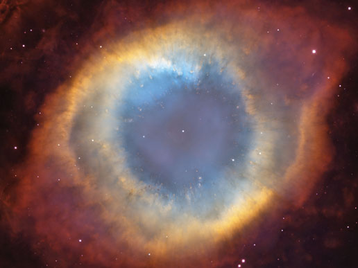 Hubble image of Helix Nebula