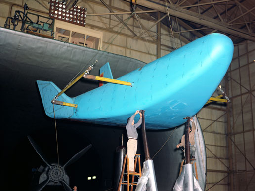 Full scale model of the HL-10 lifting body