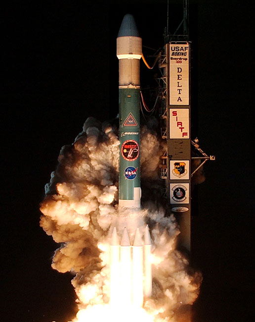 Spitzer Space Telescope launch