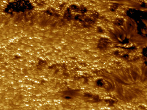The Sun's Surface in 3D The Sun's Surface in 3D