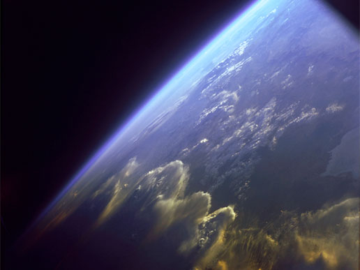 Andes Mountains as seen from Gemini 7