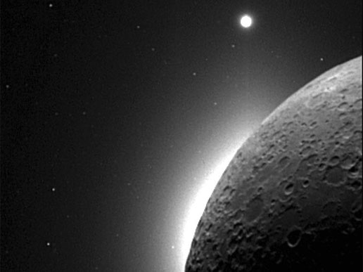 Clementine Observes the Moon, Solar Corona, and Venus Clementine Observes the Moon, Solar Corona, and Venus