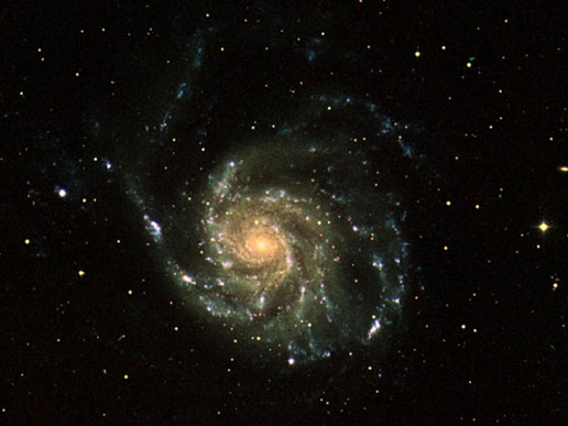 GALEX photo of Pinwheel Galaxy GALEX photo of Pinwheel Galaxy