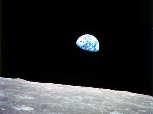 Earthrise from Apollo 8