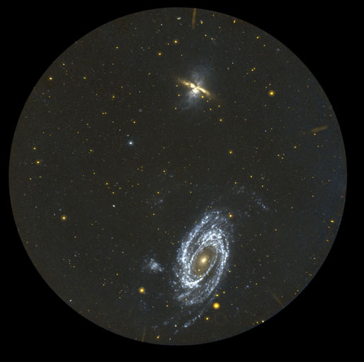 GALEX photo of M81, M82 GALEX photo of M81, M82