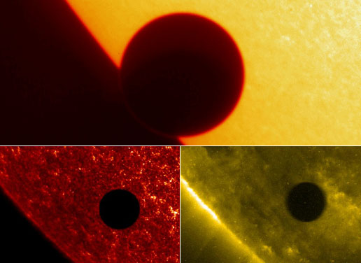 TRACE image of Venus Transit