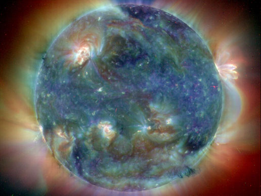 SOHO image of the Sun SOHO image of the Sun