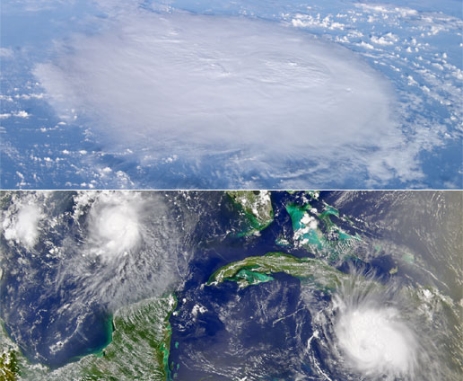 ISS, SeaWiFS images of tropical weather ISS, SeaWiFS images of tropical weather