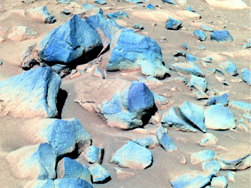 Mars photo from Spirit Mars photo from Spirit